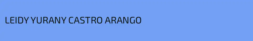 LEIDY YURANY CASTRO ARANGO